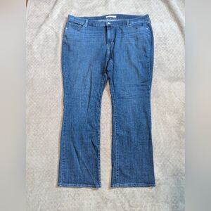 Levi's Women's Boot Cut Jeans in Deep Blue